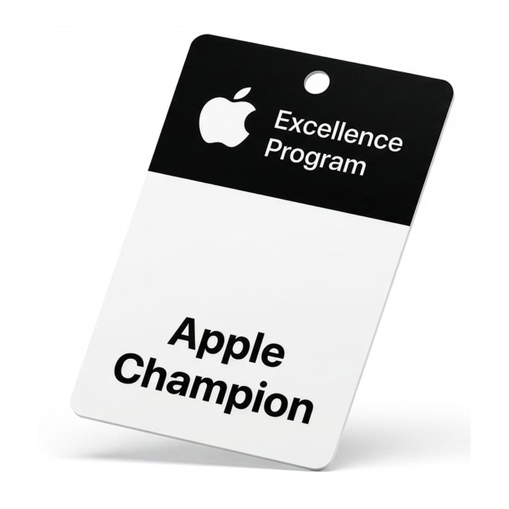 Apple Champion Eventpass aus Kunststoff mit individueller Bedruckung und Lochung – Eventkarten drucken lassen bei Cardwork